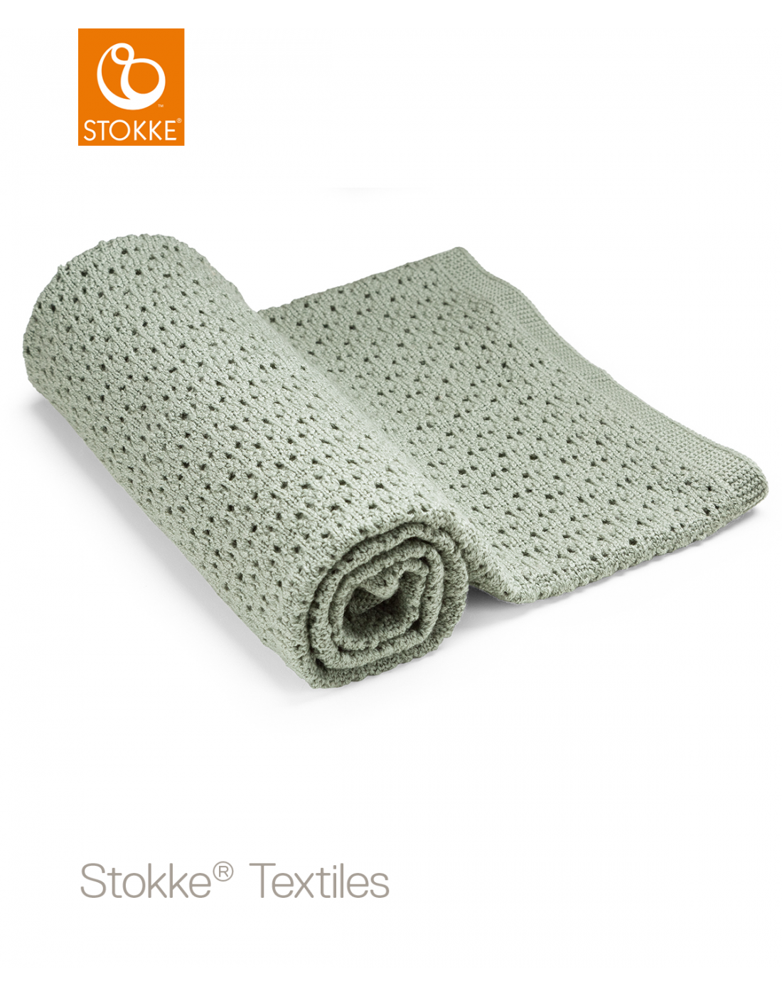Βρεφική Κουβέρτα Stokke Merino Wool 80*80cm Green | LAPIN KIDS