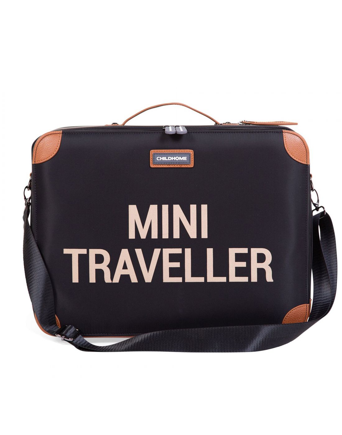 Childhome Mini Traveller Kids Suitcase Black/Gold | LAPIN KIDS