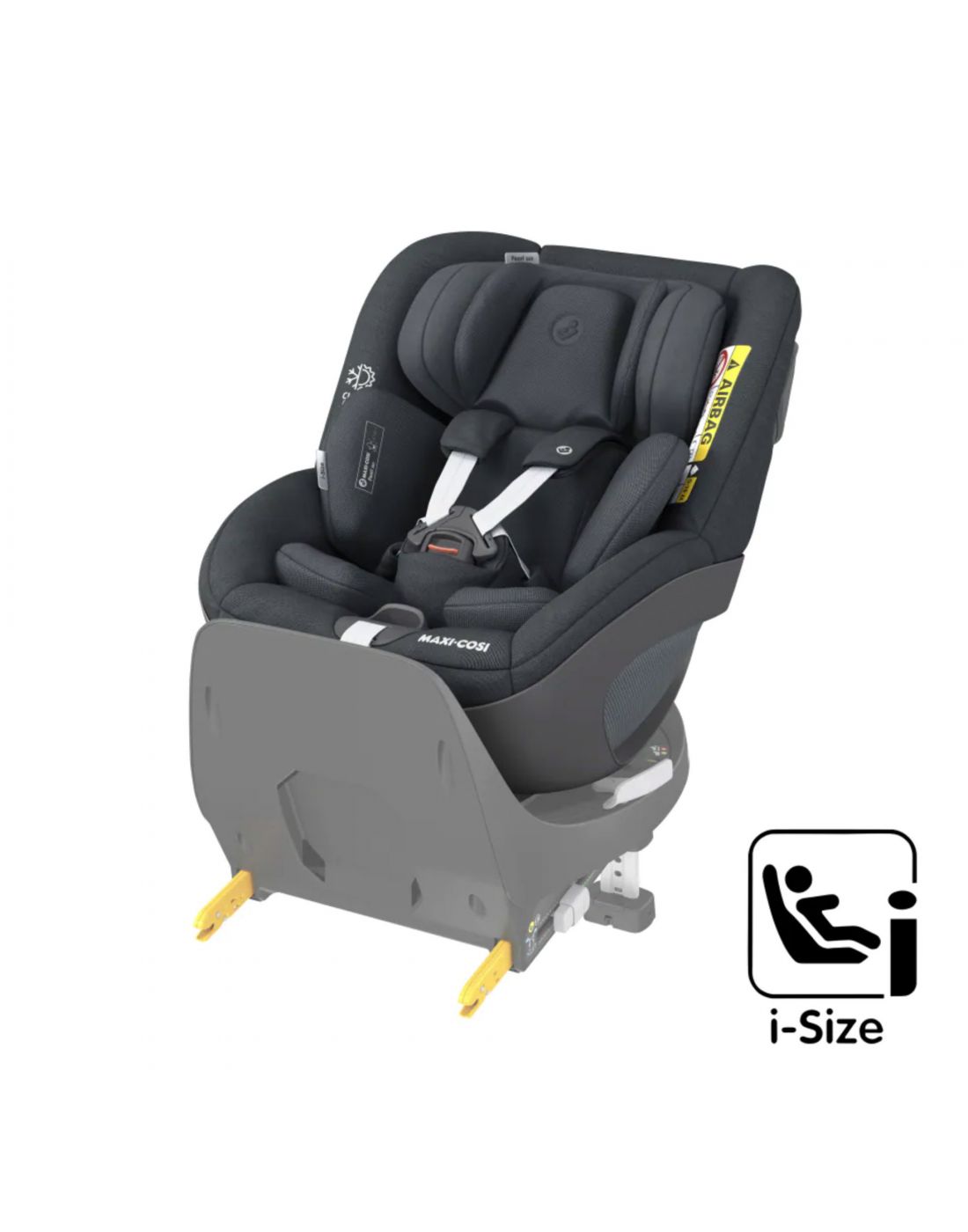 Παιδικό Κάθισμα Αυτοκινήτου Maxi Cosi Pearl 360 i-Size Authentic Graphite |  LAPIN KIDS
