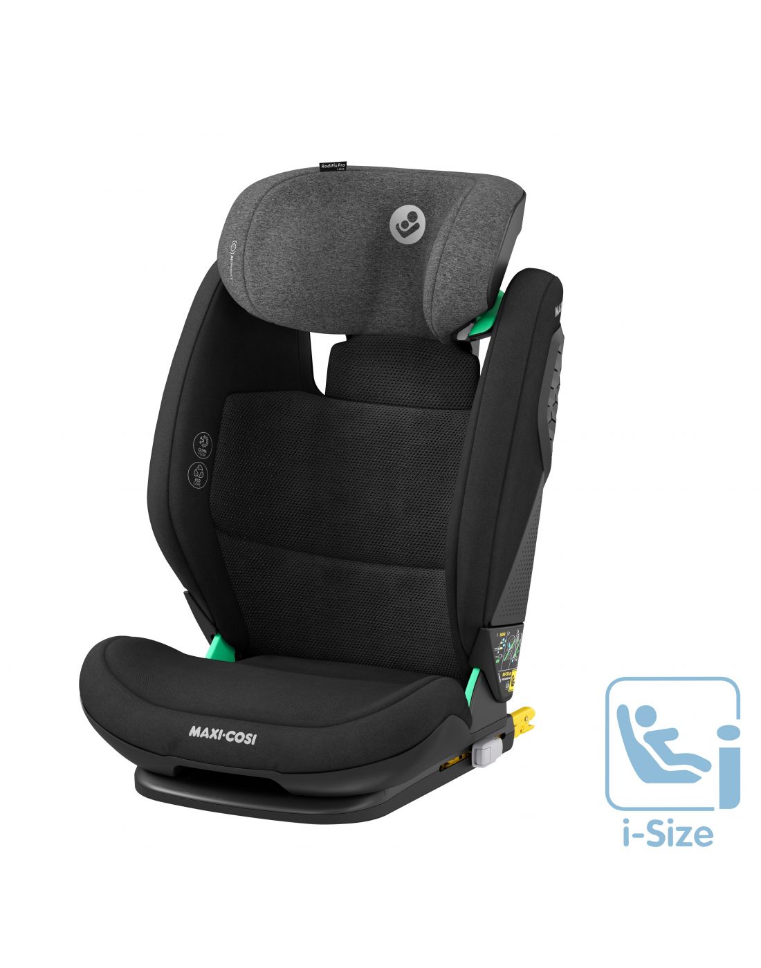 Παιδικό Κάθισμα Αυτοκινήτου Maxi Cosi Rodi Fix Pro I-Size Authentic Black |  LAPIN KIDS