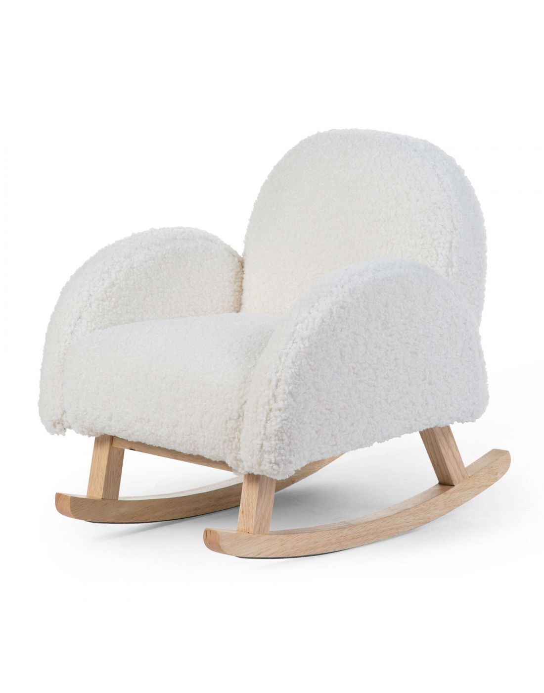 Childhome Kids Rocking Chair Teddy Off White Natural, Childhome, BR76969 |  LapinKids.com | LAPIN KIDS