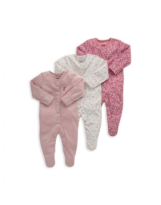 Mamas & Papas Sleepsuits 3 Pack