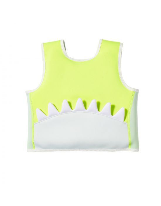 SunnyLife Float Vest 3-6 SharkTribe Blue Neon Citrus