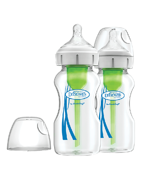 Dr.Brown's Baby Bottle Glass Pack 2 Options+270ml