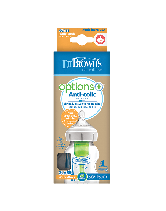 Dr.Brown's Baby Bottle Glass Options+150ml