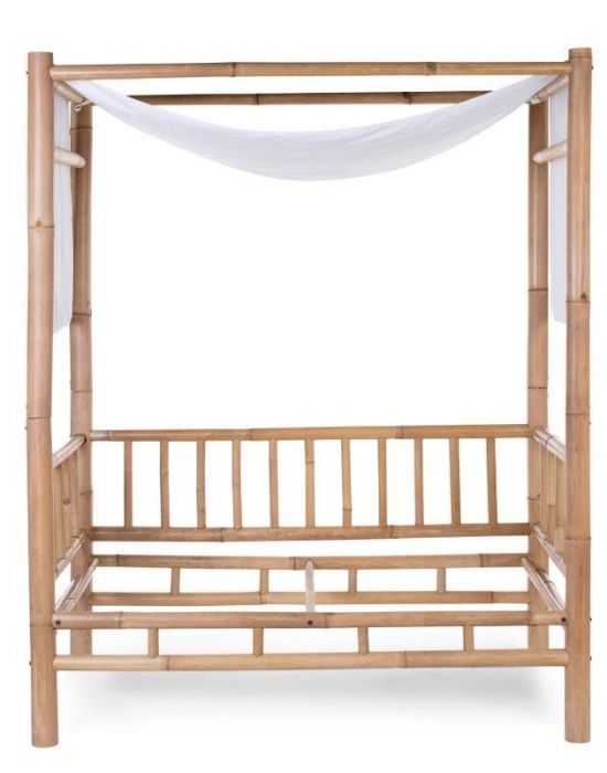 Childhome Kids Rattan Bamboo Covet for Bed Cot White