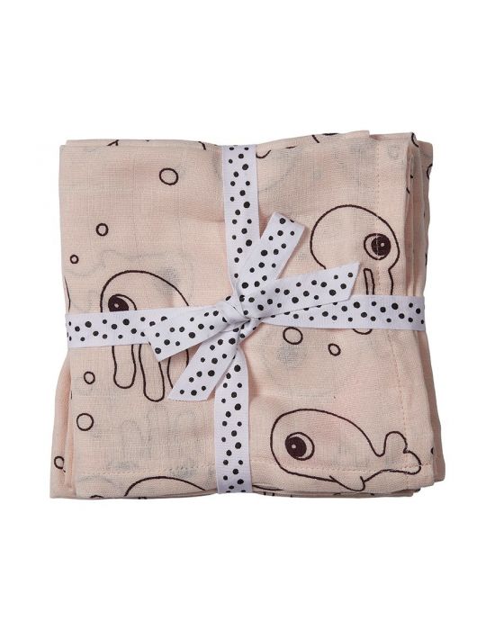 Baby Swaddle 2 Pack Done By Deer Sea Friends Powder