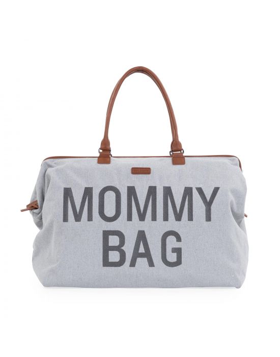 Childhome Mommy Bag Nursery Bag Canvas Grey