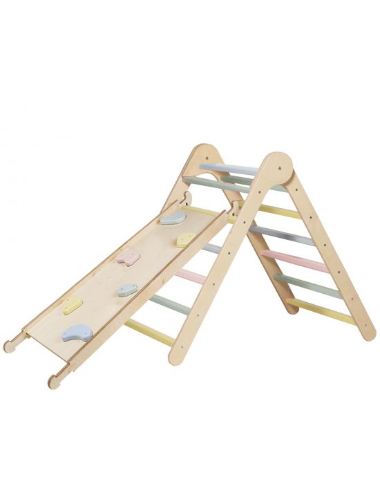 Wudd Climbing Triangle Pikler 85cm with Ramp