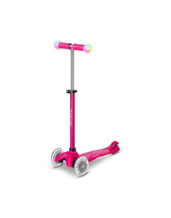 Mini Micro Deluxe Scooter Magic LED Pink
