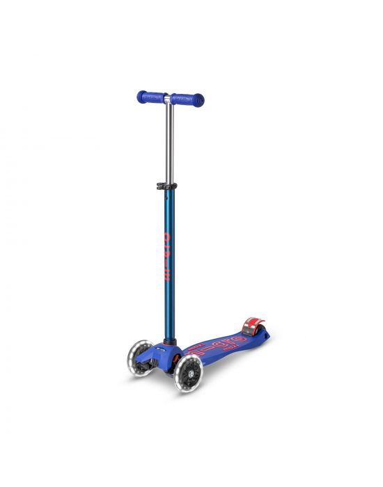 Maxi Micro Deluxe LED Scooter Blue