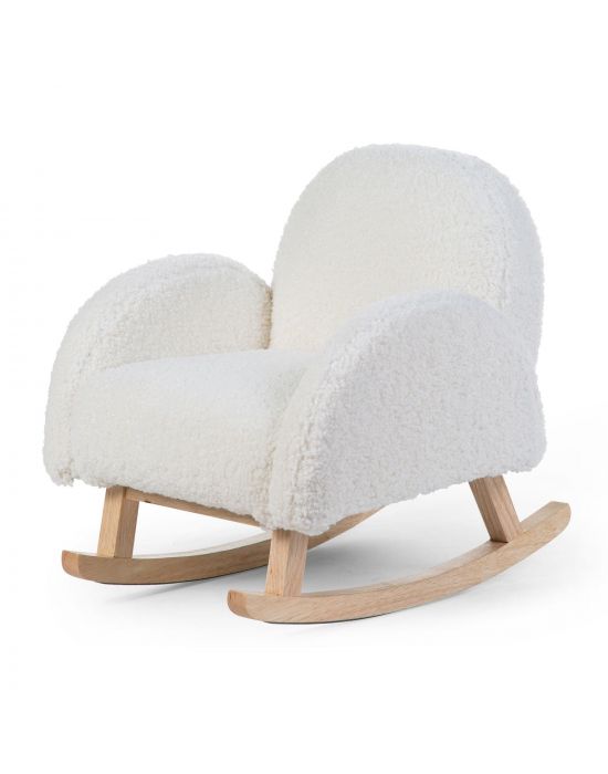 Childhome Kids Rocking Chair Teddy Off White Natural